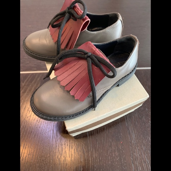 Marni Other - MARNI leather laced girls shoes